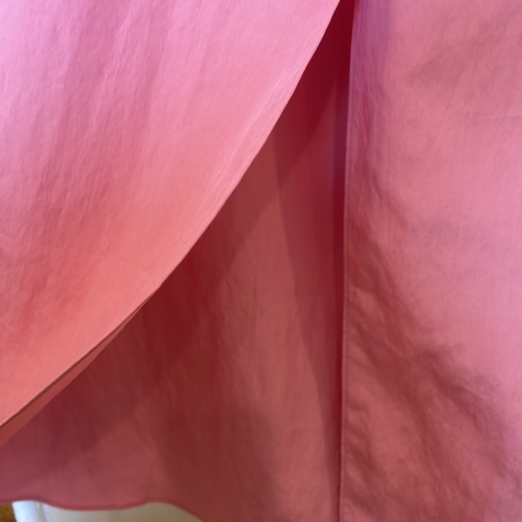 Vince Pink Midi Skirt Draped Knot Twist Front Slit Size Small Tencel NWT - Picture 6 of 9